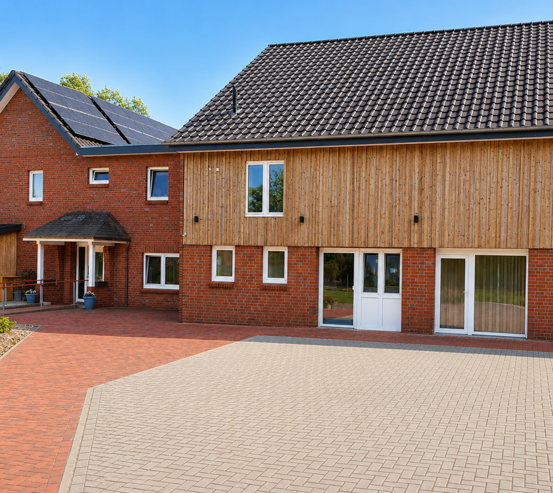 Haus Parkplatz